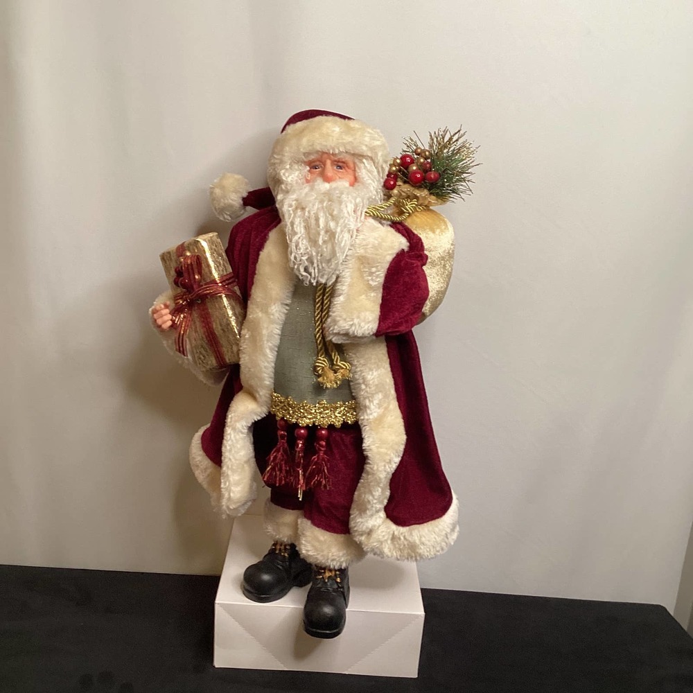 Vintage Rare Free Standing Victor Santa